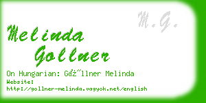 melinda gollner business card